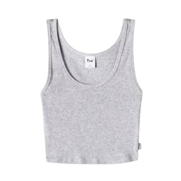 Aritzia Tna Ribbed Cropped Tank - Picture 1 of 4